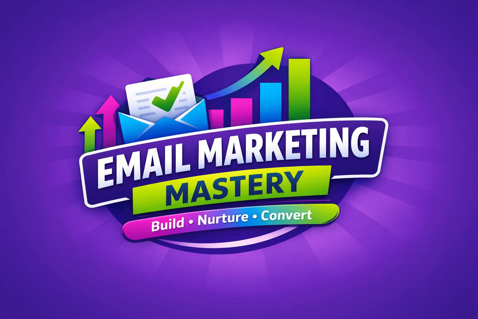 Email marketing mastery Course logo design